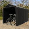 7 x 5.2FT Storage Shelter Outdoor Bike Tent with Waterproof Cover and Zipper Door