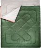 40Â°F Cool Weather Two-Person Sleeping Bag, 87 Inches x 59 Inches, Olive Green