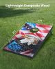 VEVOR Cornhole Set, 3x2 ft Corn Hole Game Boards, MDF Wood Portable Toss Board, Indoor and Outdoor Cornhole Play for Adults