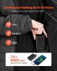 VEVOR Heated Jacket for Women with 7.4V Battery, Soft Shell Electric Heating Coat
