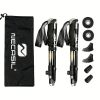Five Section Folding Trekking Cane For Hiking And Walking - Lightweight 7075 Aluminum, Strong And Durable Outer Lock And High-density EVA Grip