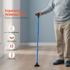 Collapsible Walking Cane with Adjustable Heights for Hiking