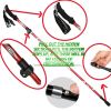 "Ultralight Folding Hiking Poles - 7075 Aluminum with EVA Grip, Tungsten Tips - Perfect for Backpacking & Climbing"